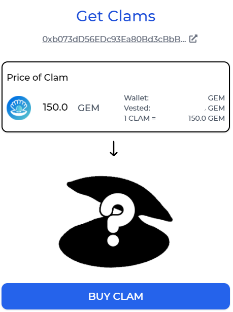 Buy Clam button